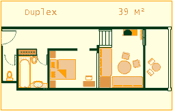 План номера Duplex