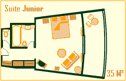 План номера Junior Suite 