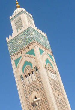 Мечеть Хасана II в Касабланке. Минарет.