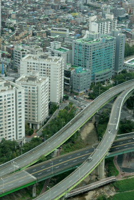 Сеул, вид с небоскреба