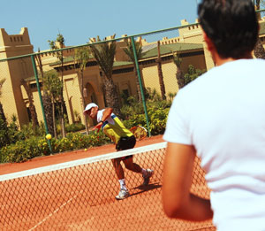 Теннис в отеле Mazagan Beach Resort (Марокко)