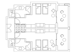 Отель Robinson Club 5*, схема семейного номера