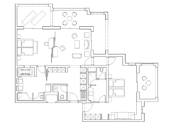Номер Senior Suite в отеле Robinson Club 5*, Агадир, Марокко Отель Robinson Club 5*, схема номера Senior Suite